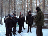 Юные следопыты на тропе. Фото О. Тагановой